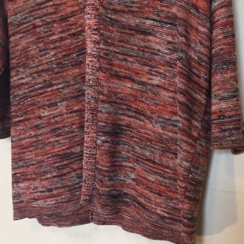 Pure Jill v neck oversized multicolored kn…